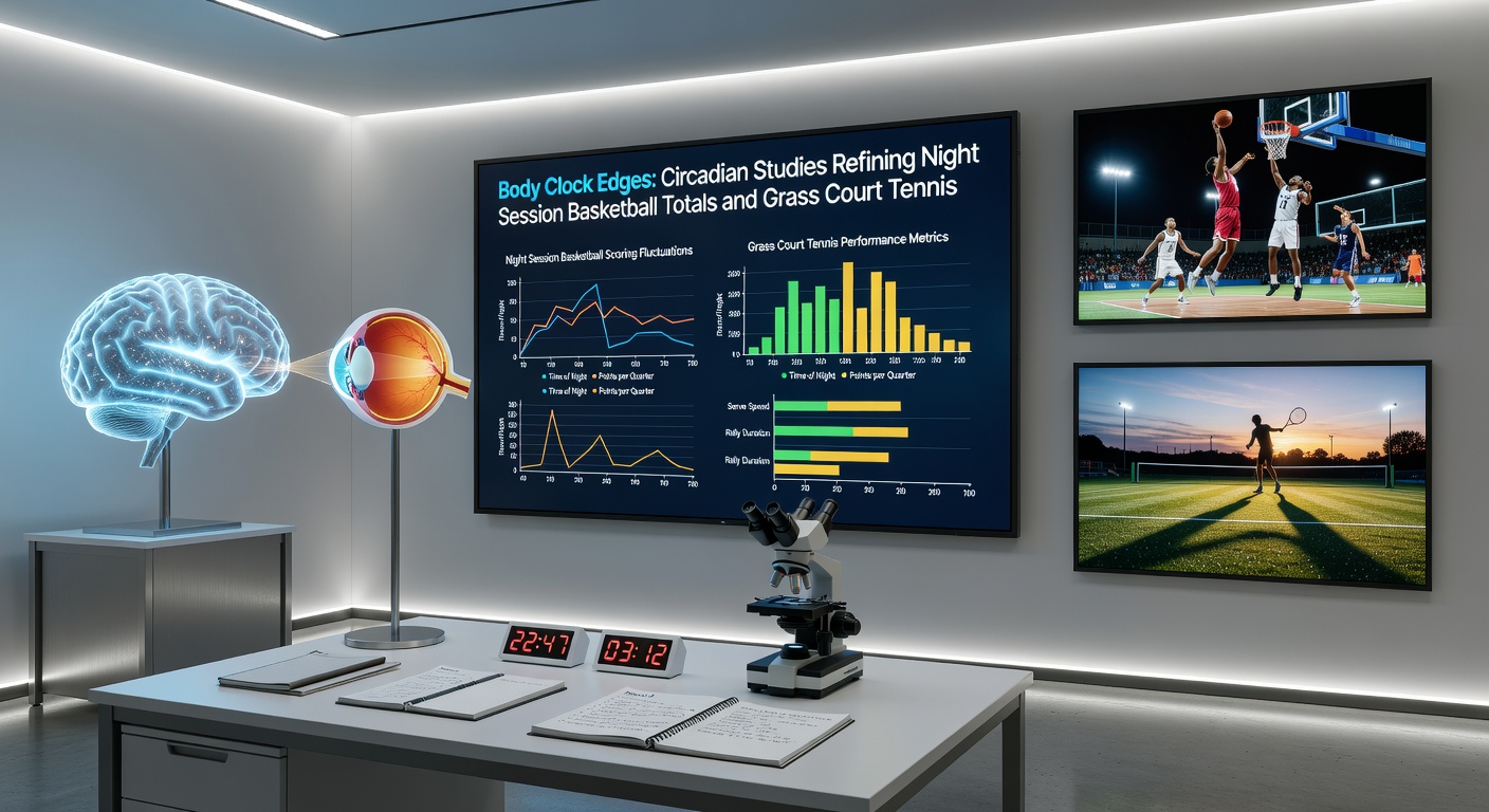 Tennis players preparing for grass court matches with timing considerations from circadian research