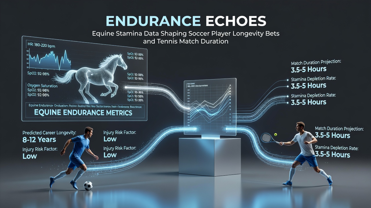 Tennis court endurance analysis paired with horse racing recovery graphs used in multi-sport betting models