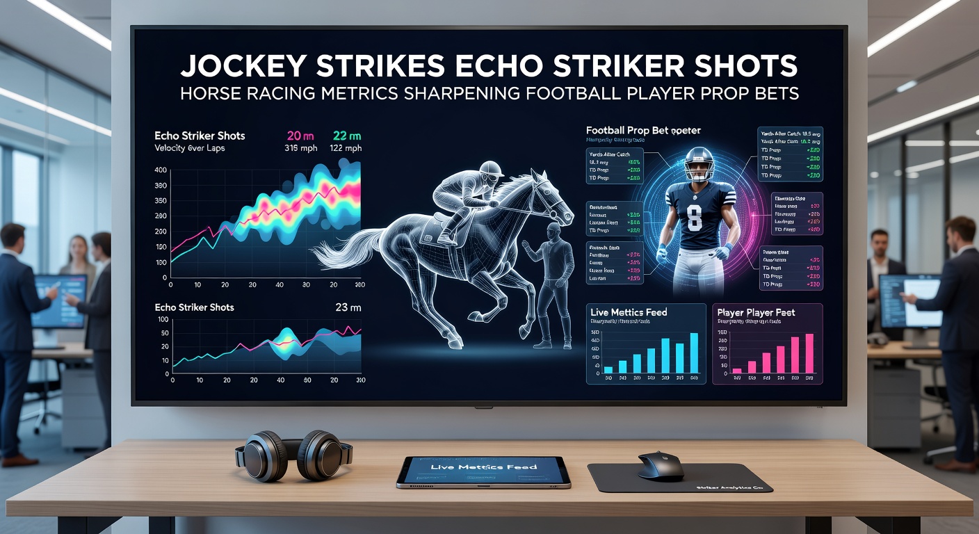 Football striker unleashing a powerful shot on goal, paralleled by a jockey's whip action in a close-up race finish