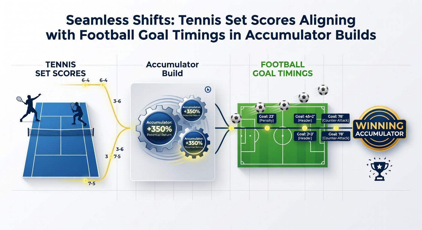 Live tennis scoreboard showing a close set score next to a football match clock at the 32-minute mark, highlighting timing syncs
